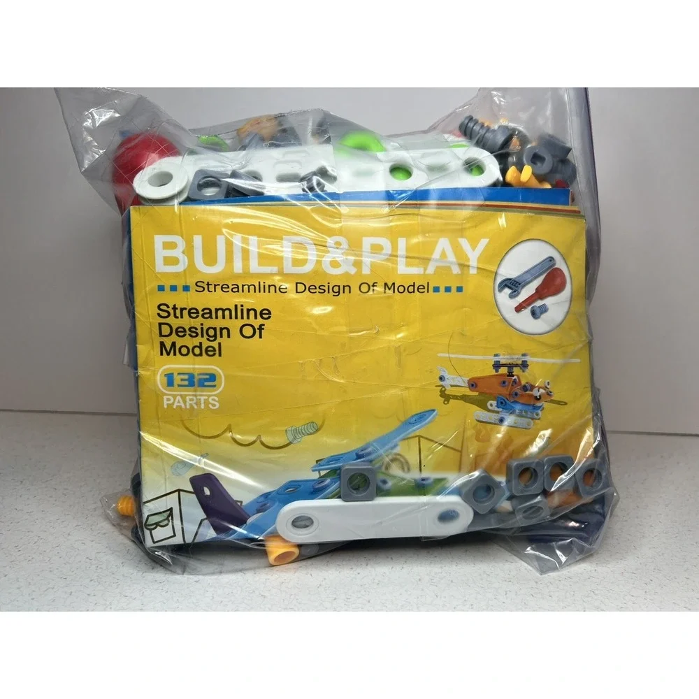 150 Parts Engineer JR/Build &‎ Play bag full of 132  two sets Total Piece's 272*